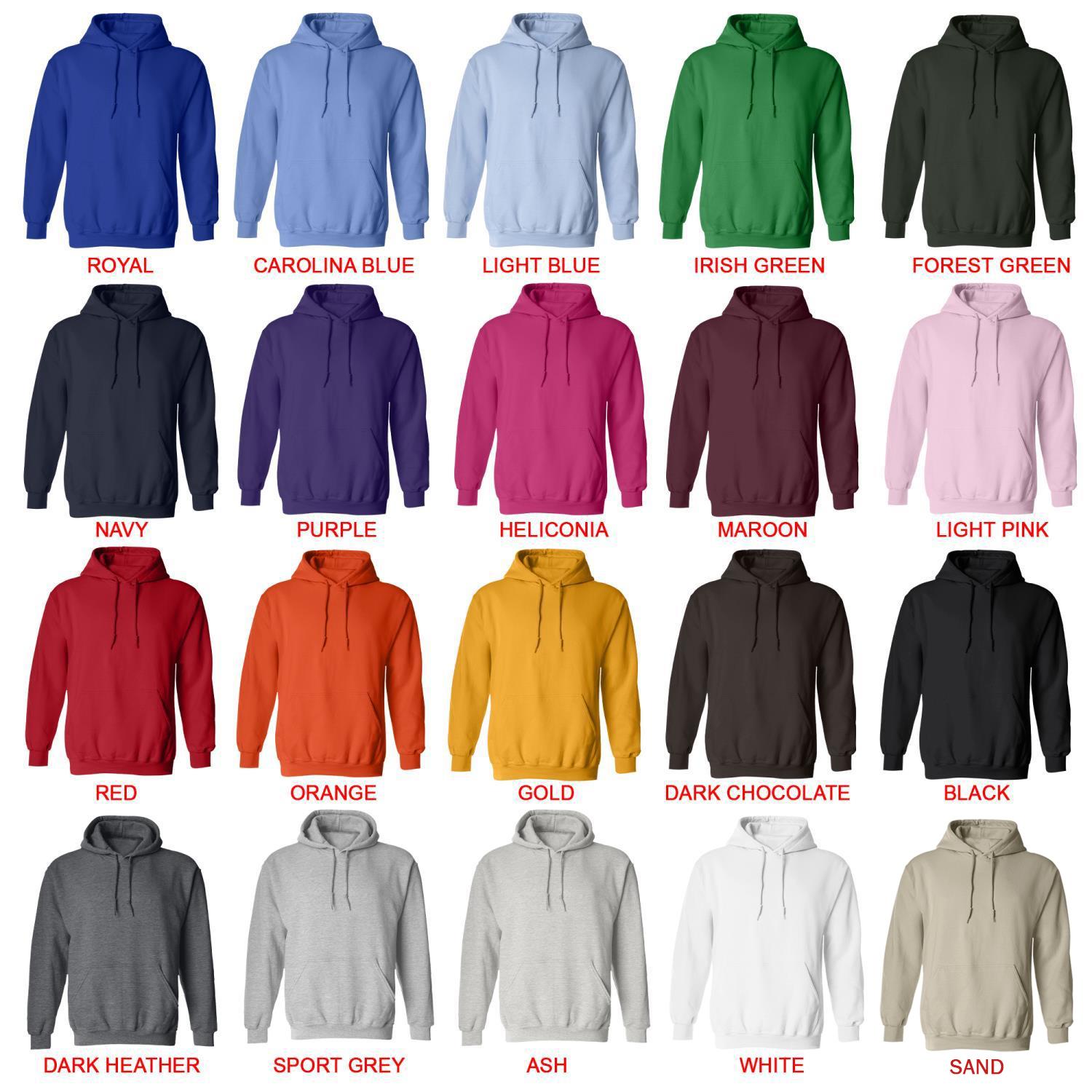 hoodie color chart - Channel 5 Merch