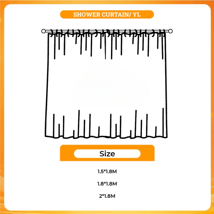 3D shower curtain - Channel 5 Merch