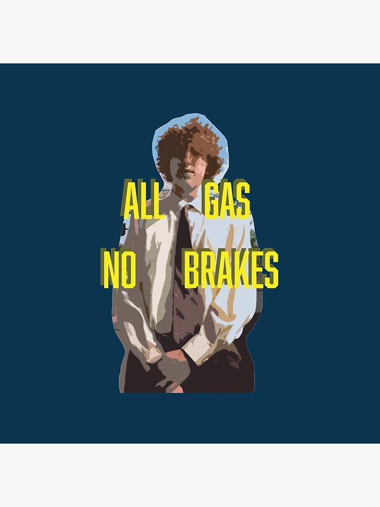 All Gas No Brakes Field Edition Throw Pillow - Image 2
