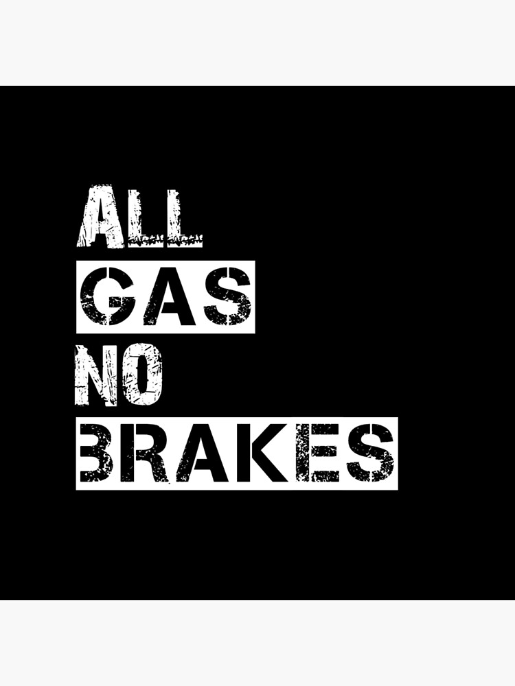 All Gas No Brakes Reporter Throw Pillow - Image 2