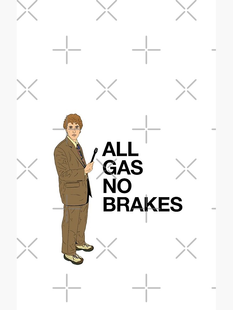 All Gas No Brakes Channel 5 Report Shower Curtain - Image 2