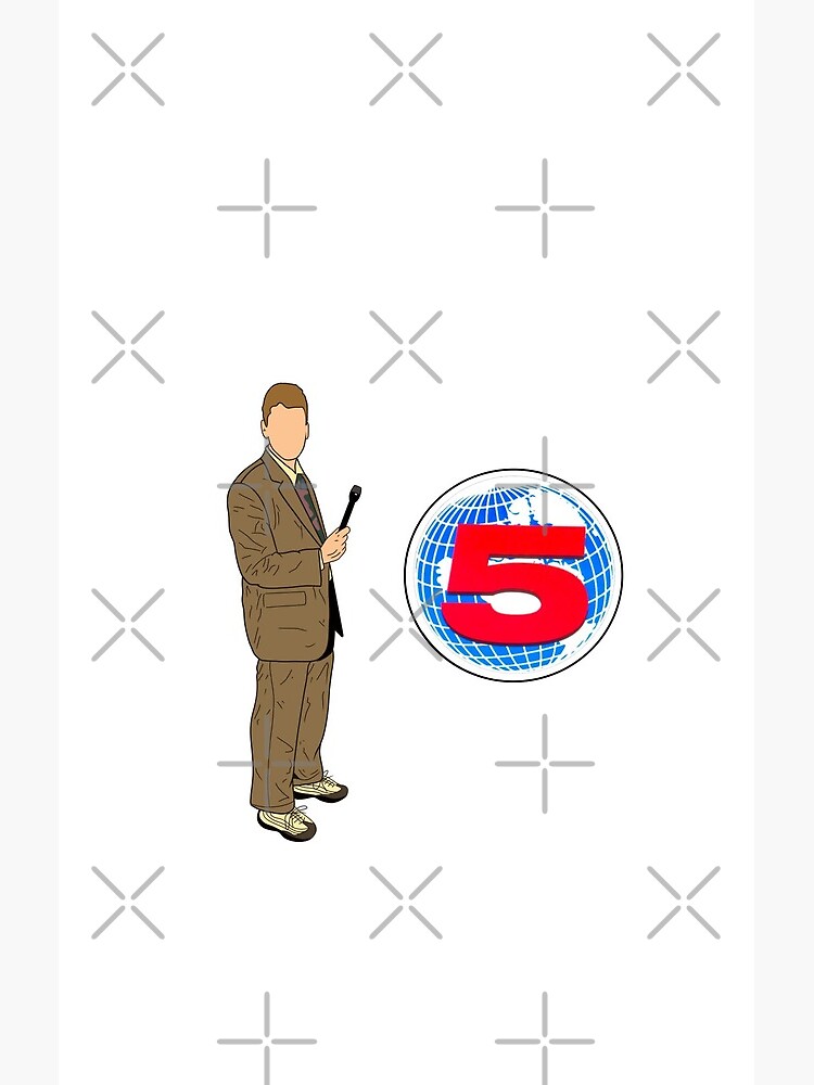 All Gas No Brakes Channel 5 Logo Shower Curtain - Image 2