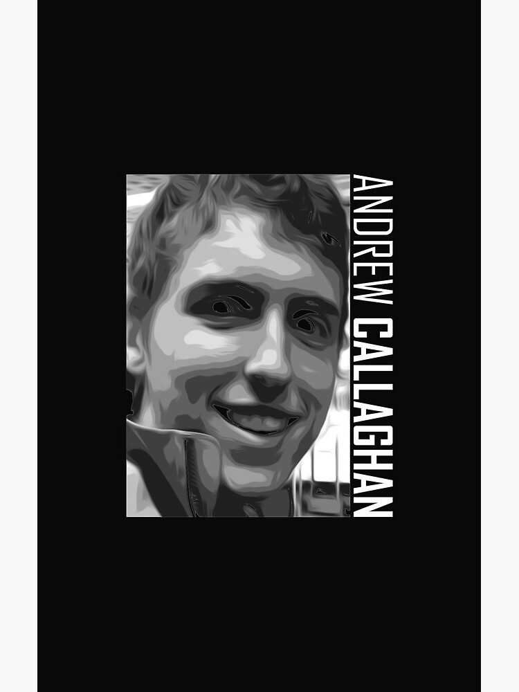 Andrew Callaghan Portrait Shower Curtain - Image 2