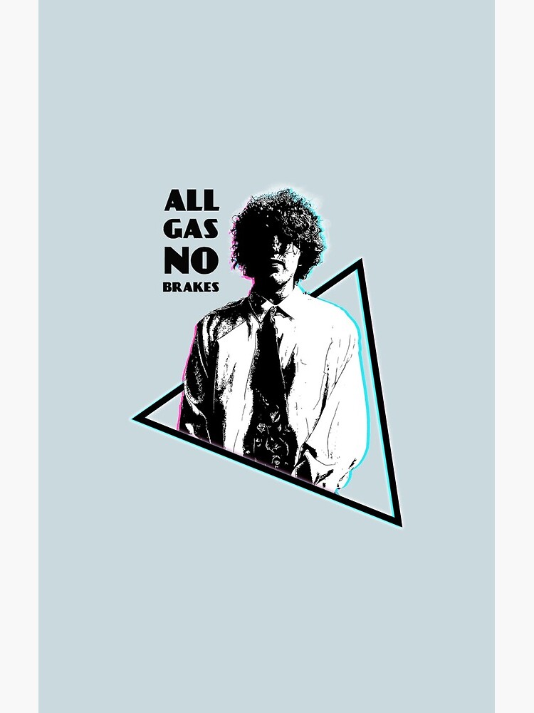 All Gas No Brakes Street Journalism Shower Curtain - Image 2