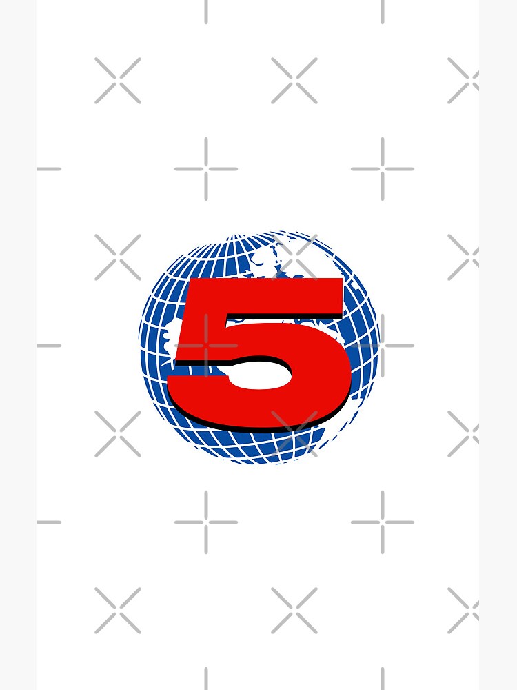 Channel 5 Channel Five Logo Shower Curtain - Image 2