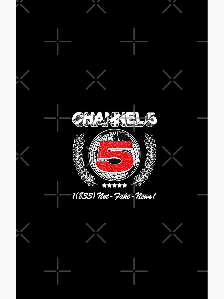 Channel 5 Broadcast Logo Shower Curtain - Image 2
