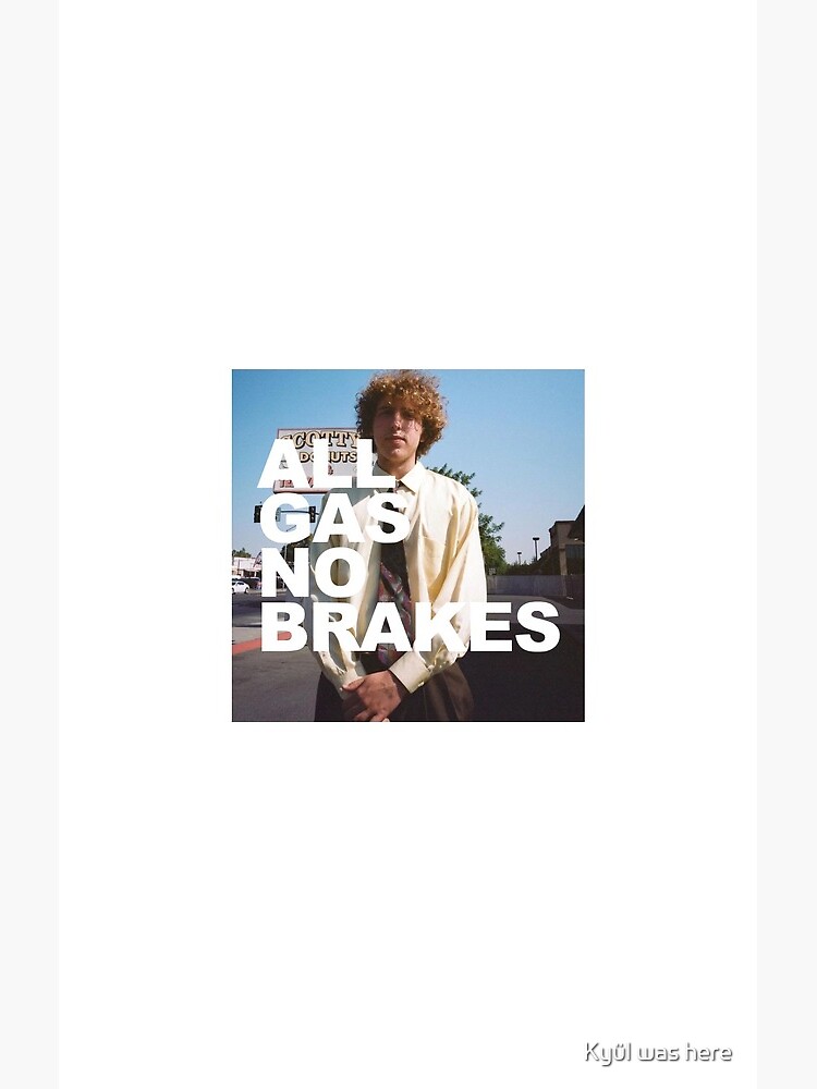 All Gas No Brakes Andrew Logo Shower Curtain - Image 2