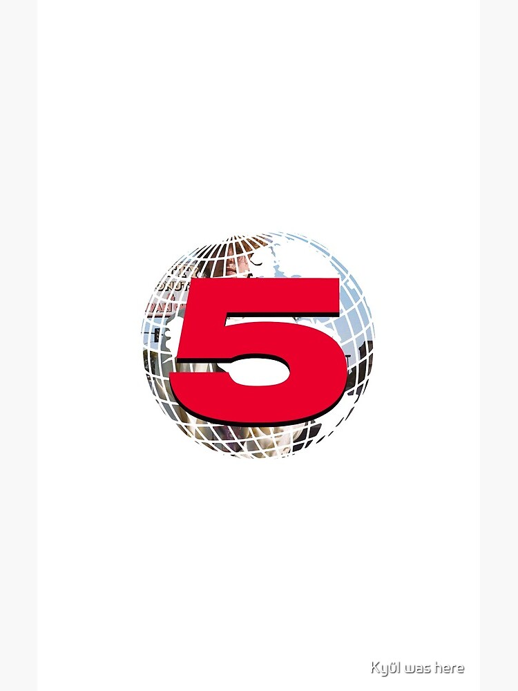 Channel 5 Logo Andrew Callaghan Shower Curtain - Image 2