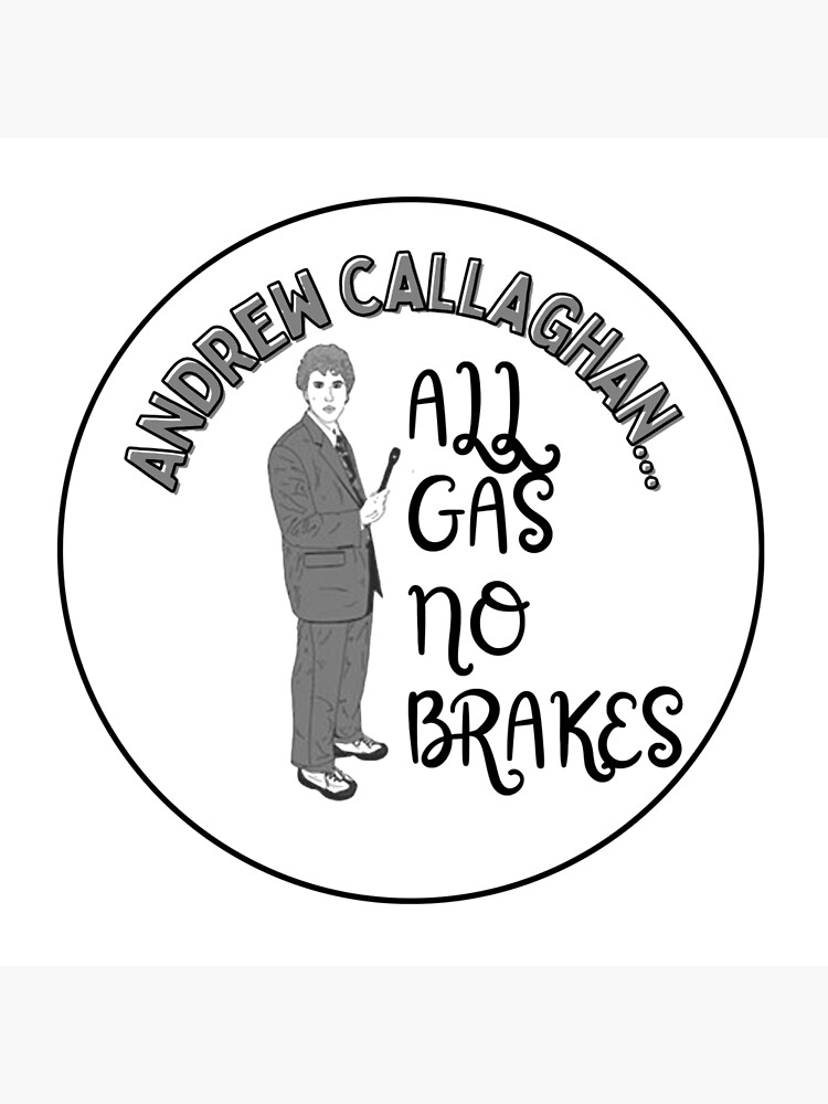 Andrew Callaghan All Gas No Brakes Tapestry - Image 2