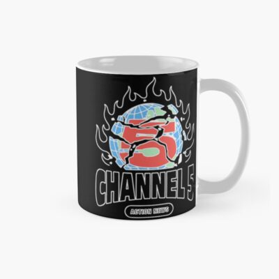 Channel 5 Merch Universe Logo Mug