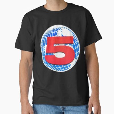 Channel 5 Broadcast Logo T-shirt