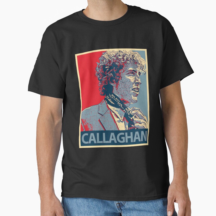 Andrew Callaghan Channel 5 Sticker Design T-shirt