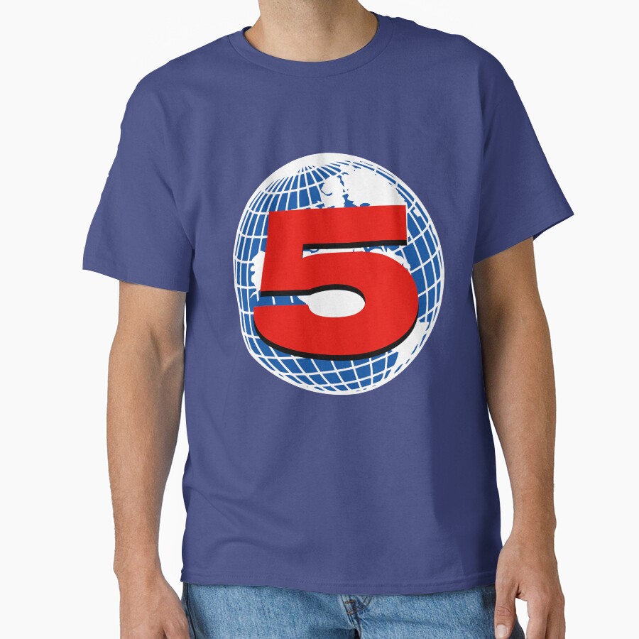 Channel 5 News Channel Logo T-shirt - Image 4