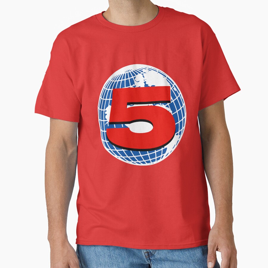 Channel 5 News Channel Logo T-shirt - Image 5