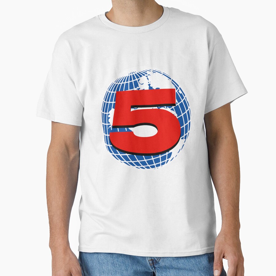 Channel 5 News Channel Logo T-shirt - Image 2