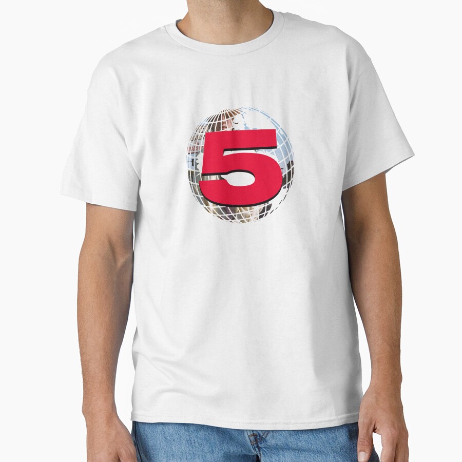 Channel 5 Logo Andrew Callaghan T-shirt - Image 2