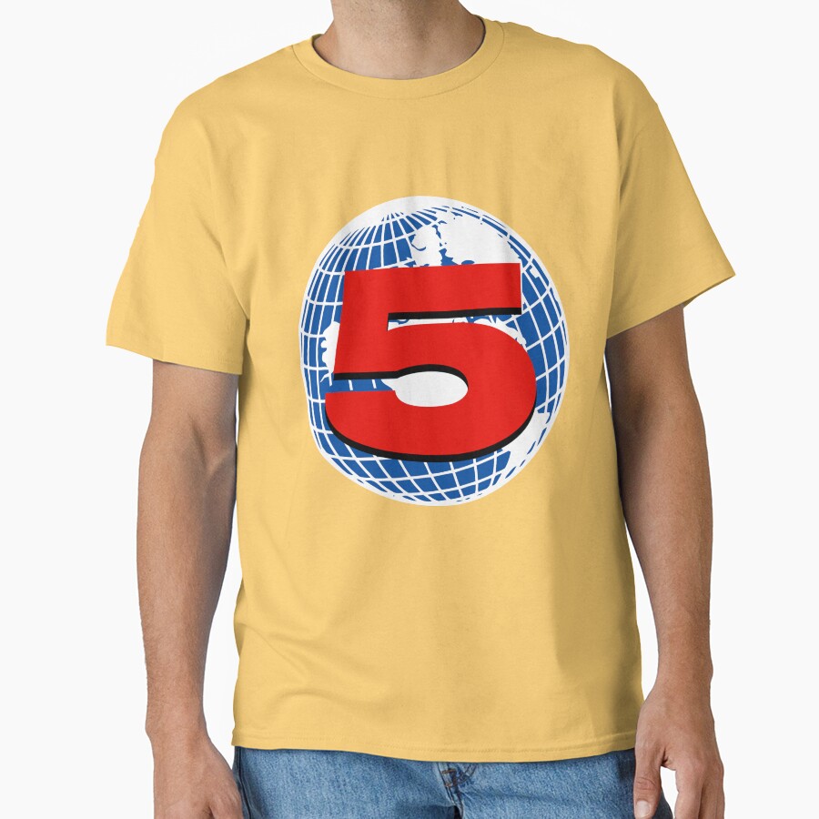 Channel 5 News Channel Logo T-shirt - Image 6