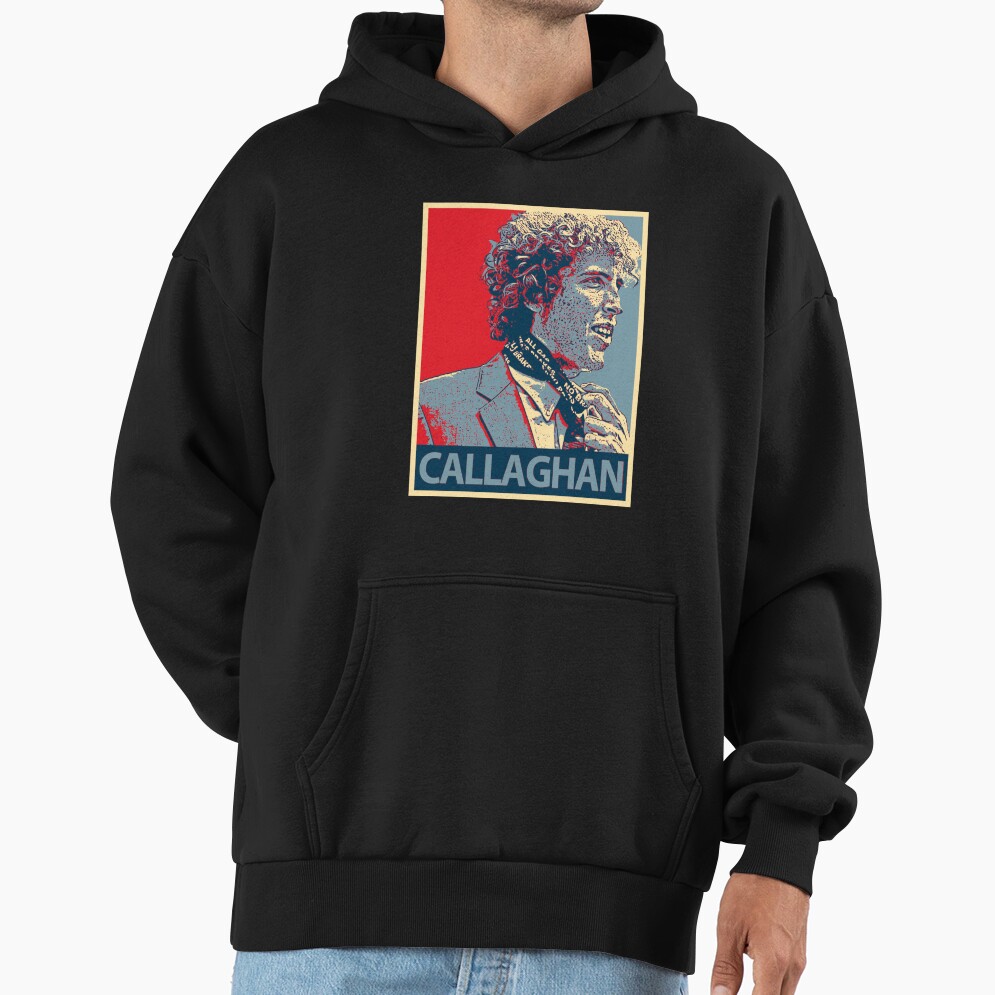 Andrew Callaghan Channel 5 Sticker Design Hoodie