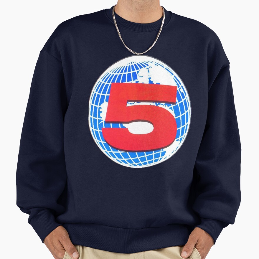 Channel 5 Broadcast Logo Sweatshirt - Image 5
