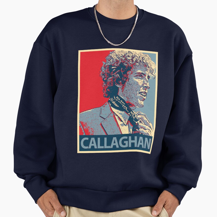 Andrew Callaghan Channel 5 Sticker Design Sweatshirt - Image 5