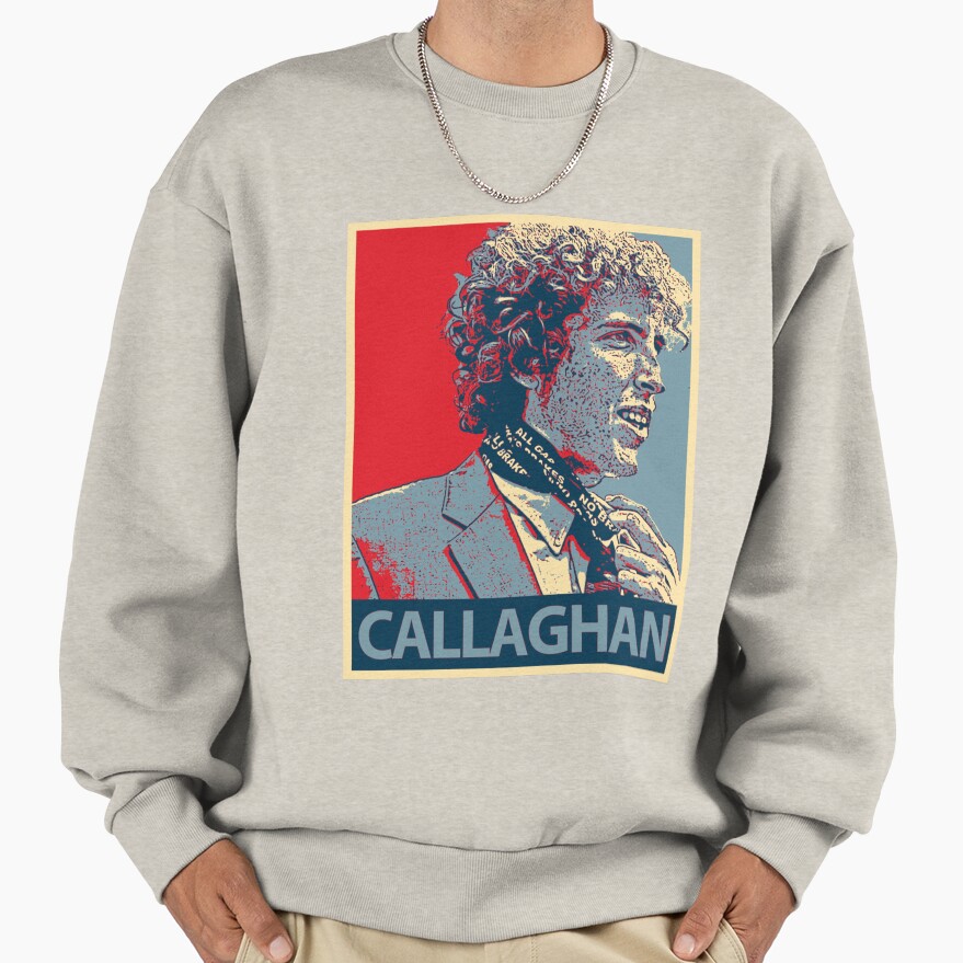 Andrew Callaghan Channel 5 Sticker Design Sweatshirt - Image 3