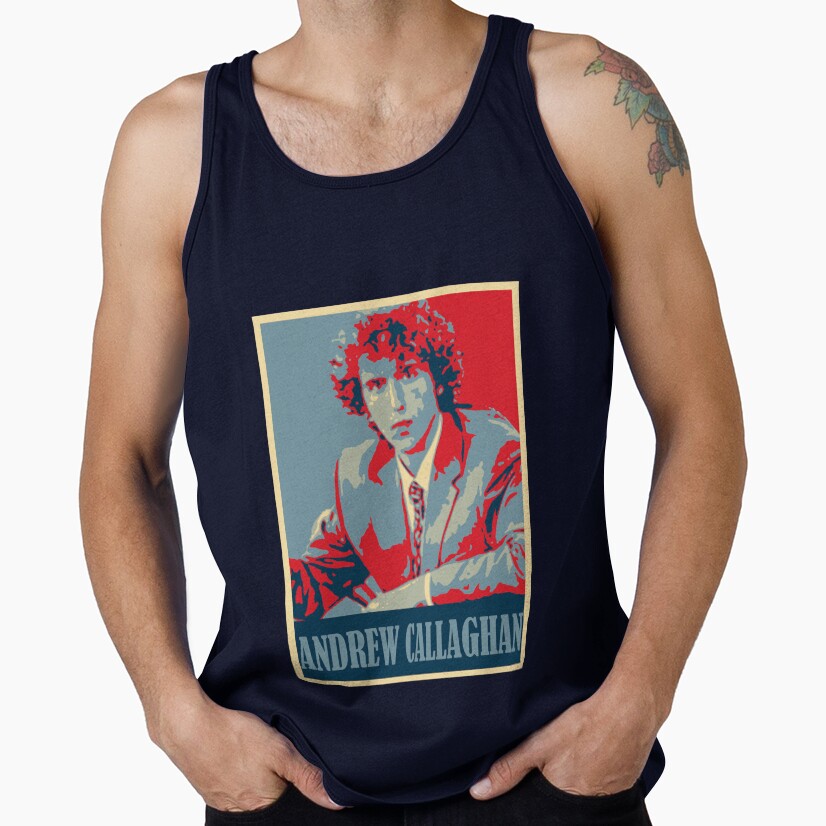 Andrew Callaghan Eurovision Field Report Tank Top - Image 5