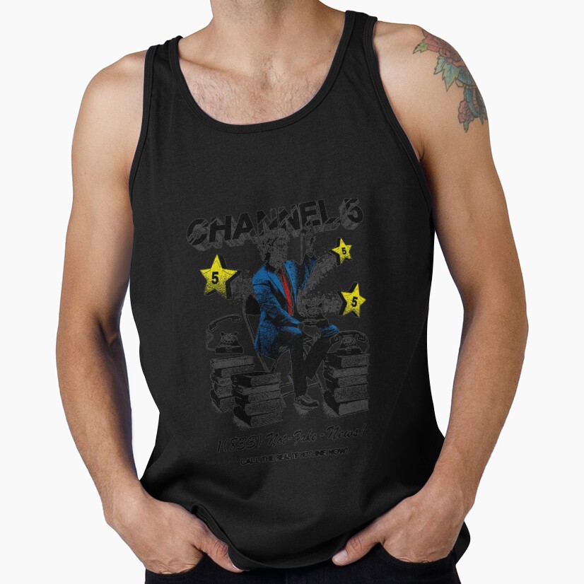 Channel 5 Breaking News Tank Top - Image 2