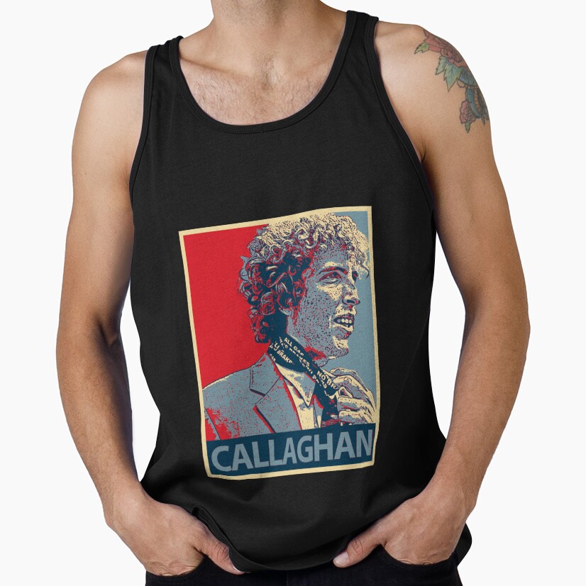 Andrew Callaghan Channel 5 Sticker Design Tank Top