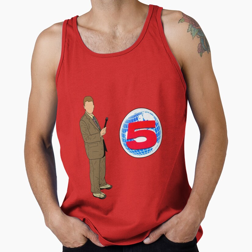 All Gas No Brakes Channel 5 Logo Tank Top - Image 4