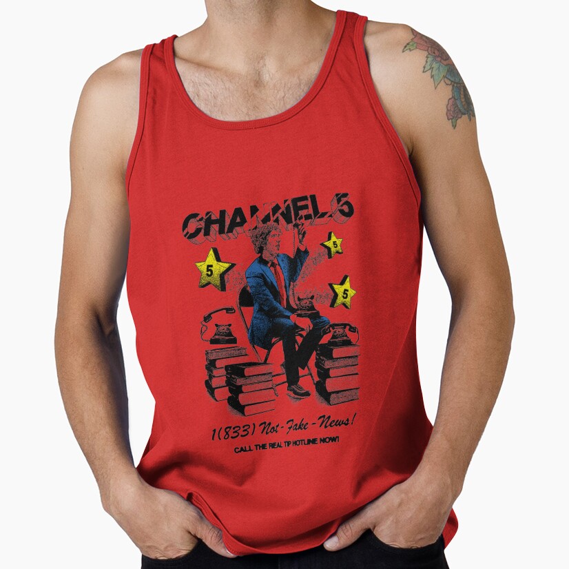 Channel 5 Breaking News Tank Top - Image 4