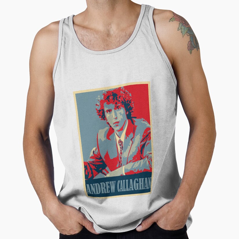 Andrew Callaghan Eurovision Field Report Tank Top - Image 2