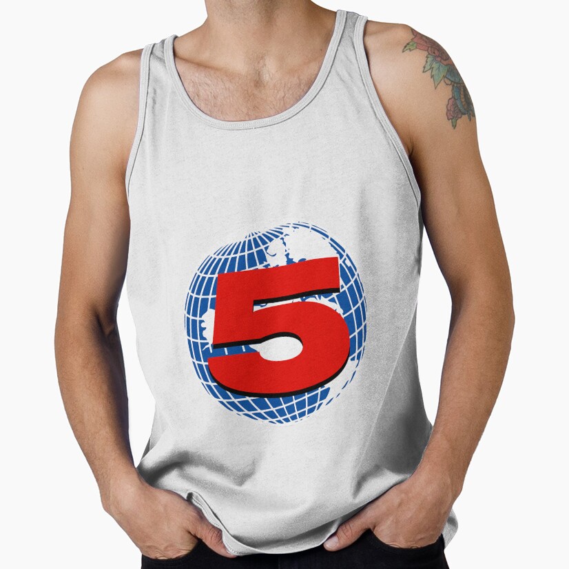 Channel 5 News Channel Logo Tank Top - Image 2
