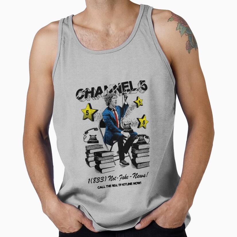 Channel 5 Breaking News Tank Top - Image 3