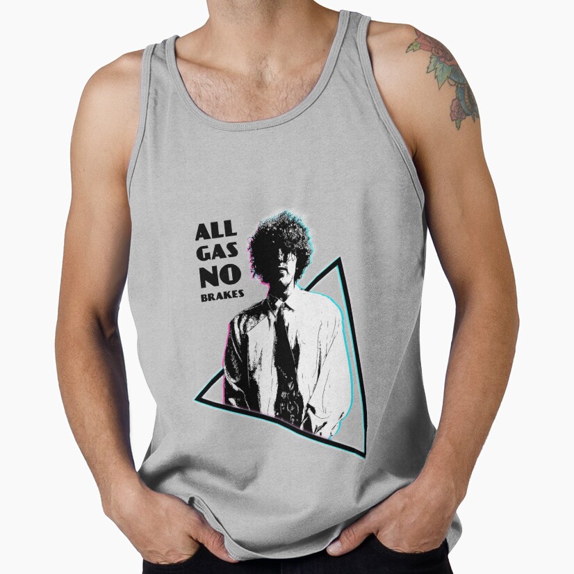 All Gas No Brakes Road Journalism Tank Top - Image 3