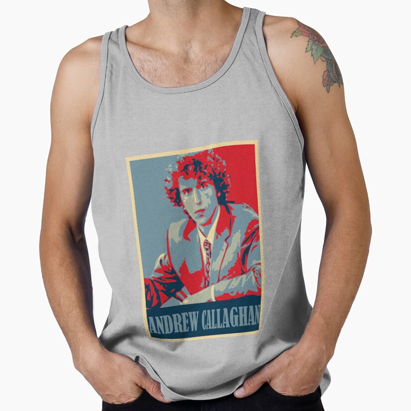 Andrew Callaghan Eurovision Field Report Tank Top - Image 3