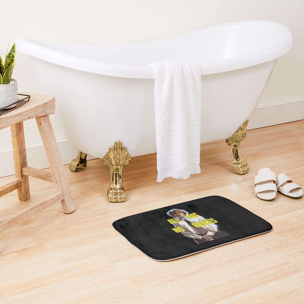 All Gas No Brakes Reporter Edition Bath Mat - Image 2