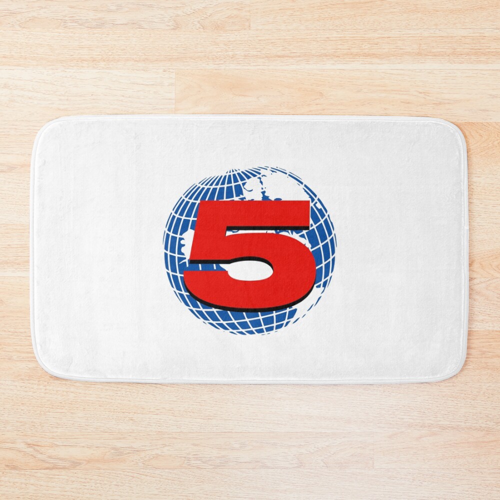Channel 5 Channel Five Logo Bath Mat