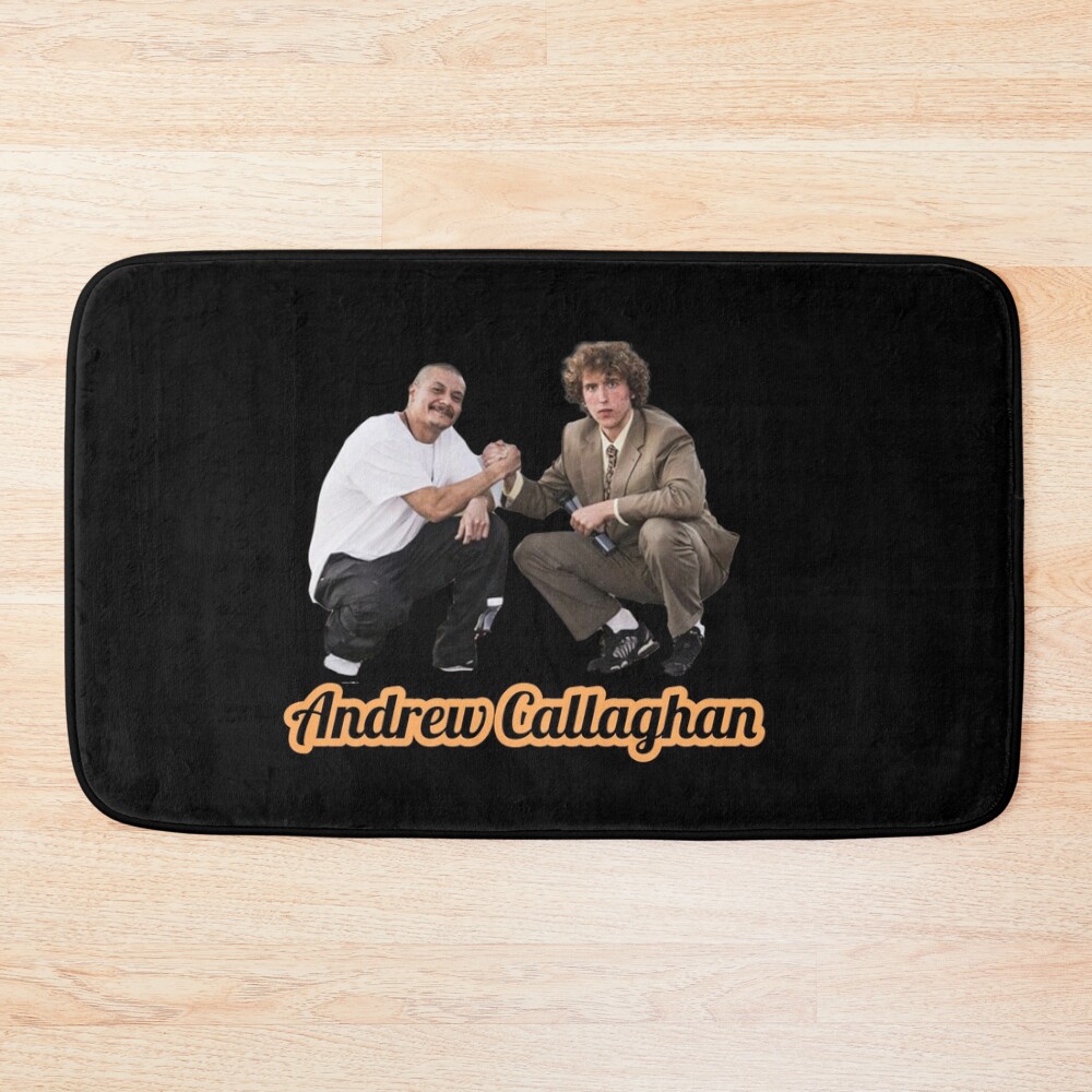 Andrew Callaghan On The Road Bath Mat