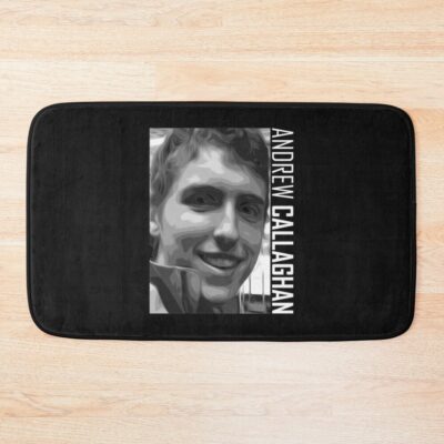 Andrew Callaghan Channel 5 Portrait Bath Mat