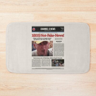 Channel 5 News Broadcast Bath Mat