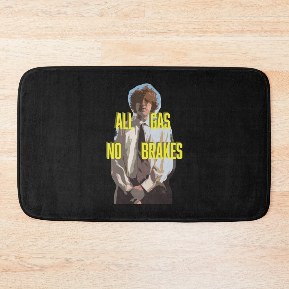 All Gas No Brakes Reporter Edition Bath Mat