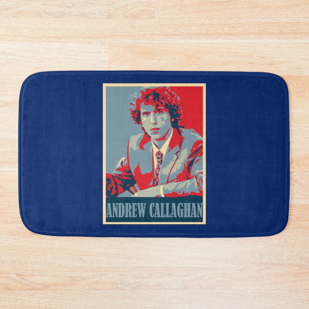 Andrew Callaghan Breaking News Bath Mat