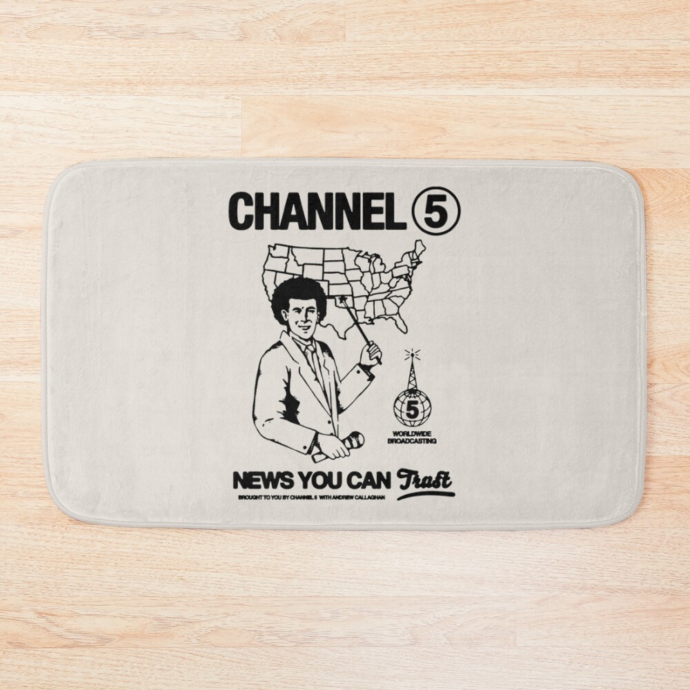 Channel 5 Merch Classic Bath Mat