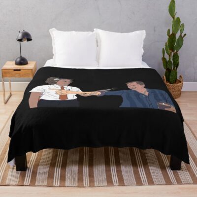 All Gas No Brakes With Andrew Callaghan Throw Blanket