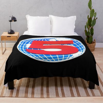 Channel 5 Street News Throw Blanket
