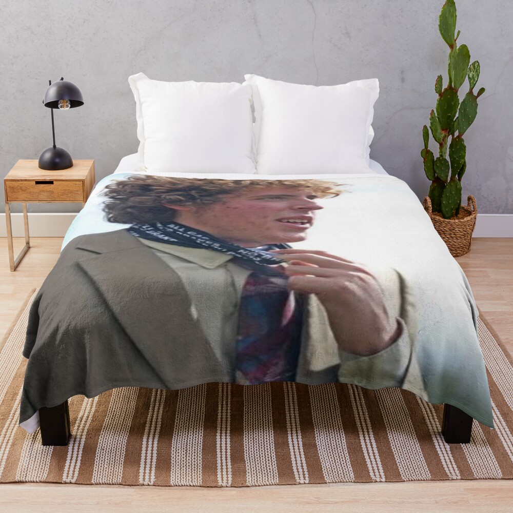 Andrew Callaghan On The Road Throw Blanket