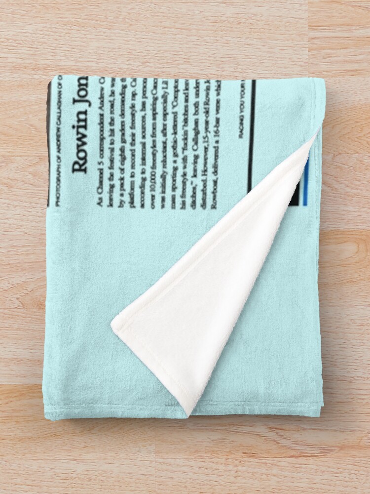 Channel 5 News Reporter Throw Blanket - Image 2
