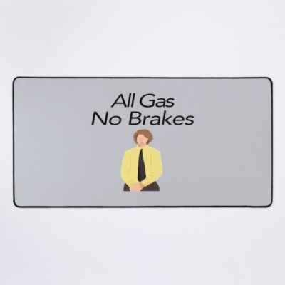 All Gas No Brakes Road Journalism Mouse Pad