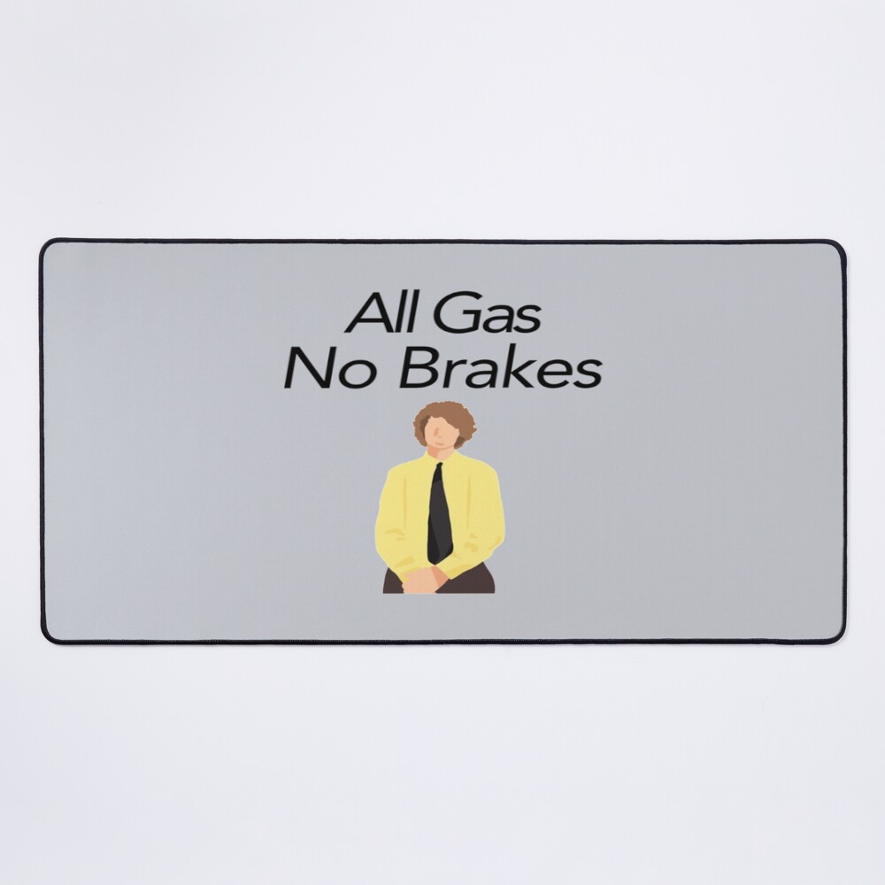 All Gas No Brakes Road Journalism Mouse Pad
