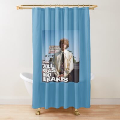 All Gas No Brakes Field Report Shower Curtain